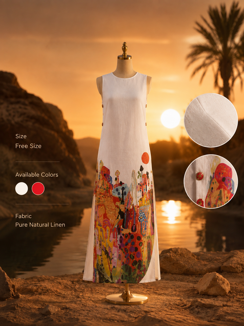 Linen Long Dress